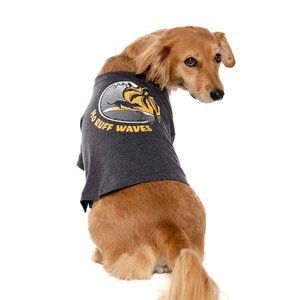 Fetch The Sun Dog Shirt | Charcoal, Surfing Organic Cotton, with Snaps